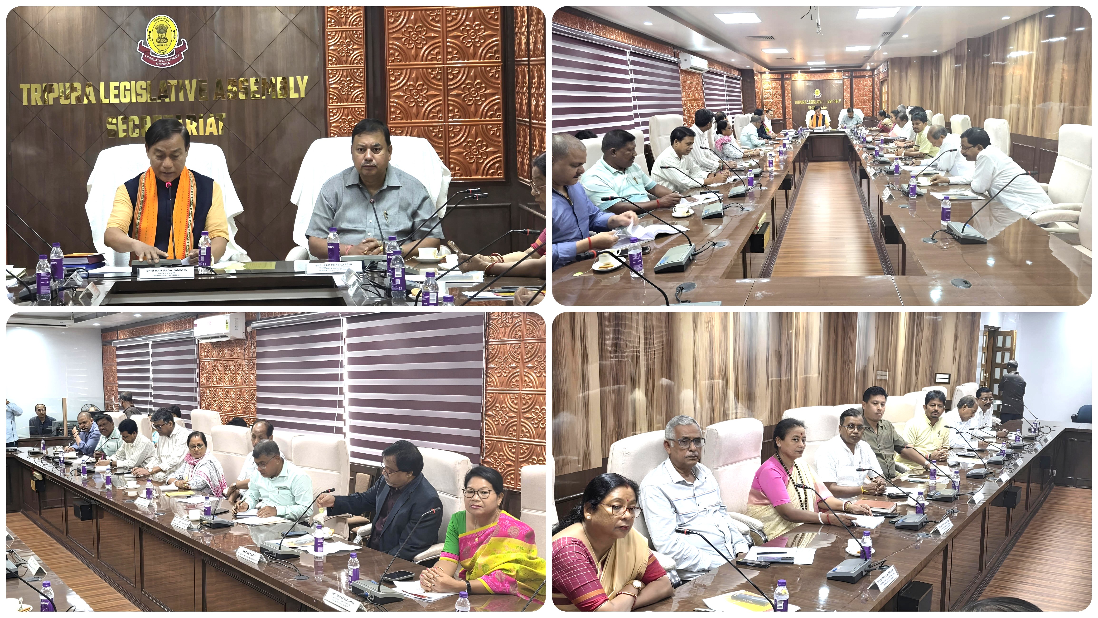 Tripura  Legislative Assembly Committees Hold Key Review meeting on We...